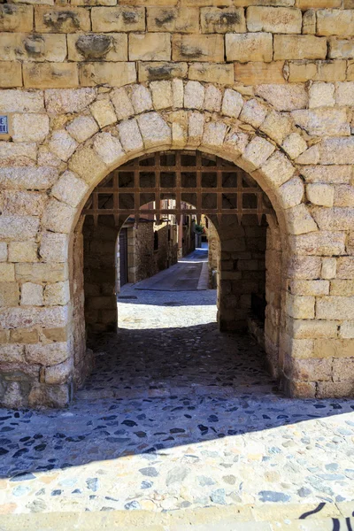 Murallas de la fortaleza Montblanc, Cataluña . —  Fotos de Stock