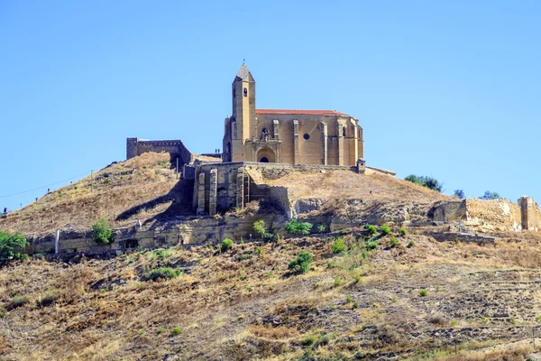 Zamek san vicente de la sonsierra w la rioja — Zdjęcie stockowe