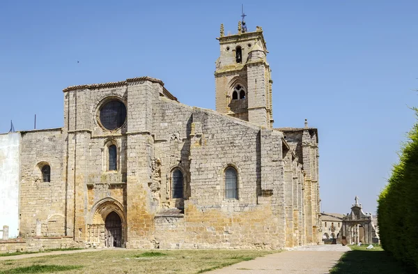 Iglesia de santa maria la real, sasamon, Španělsko — Stock fotografie