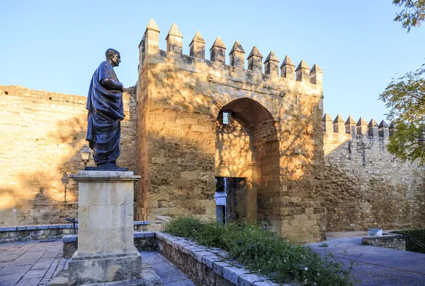 Lucius Annaeus Seneca, conhecido como Seneca, o Jovem, Córdoba, Espanha — Fotografia de Stock