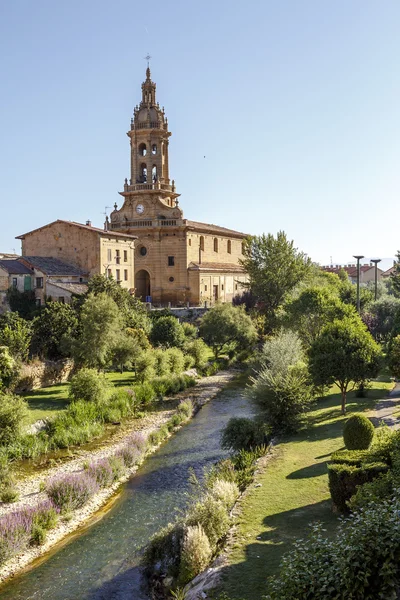 Pfarrkirche von san miguel in cuzcurrita — Stockfoto