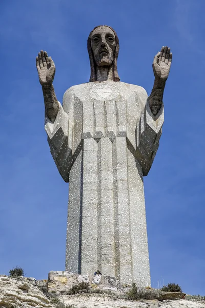 Standbeeld van Christus de otero in palencia, Spanje — Stockfoto