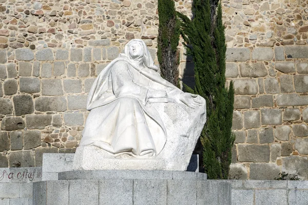 Standbeeld van st. teresa in avila Spanje — Stockfoto