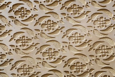 Moorish Patterned Wall Decoration Segovia clipart