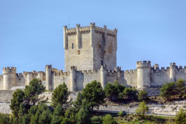 Kale penafiel, valladolid, İspanya 