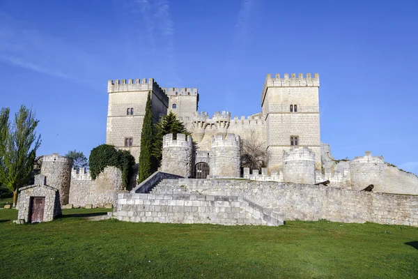 Strada medievale di ampudia — Foto Stock