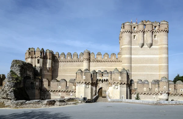 Coca Castle, Castillo de Coca in Segovia province — Stock Photo, Image