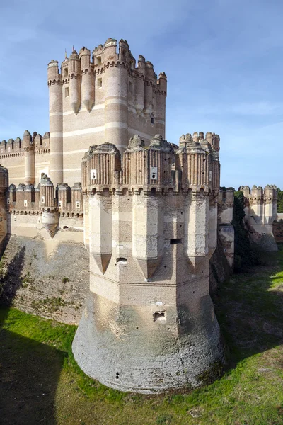 Castillo de Coca, Castillo de Coca provincia de Segovia — Foto de Stock