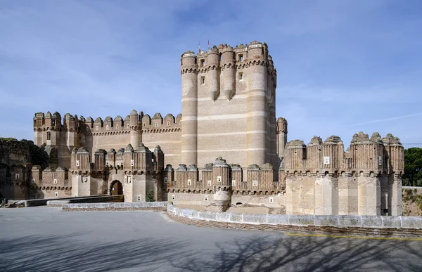 Coca Castle, Castillo de Coca in Segovia province — Stock Photo, Image