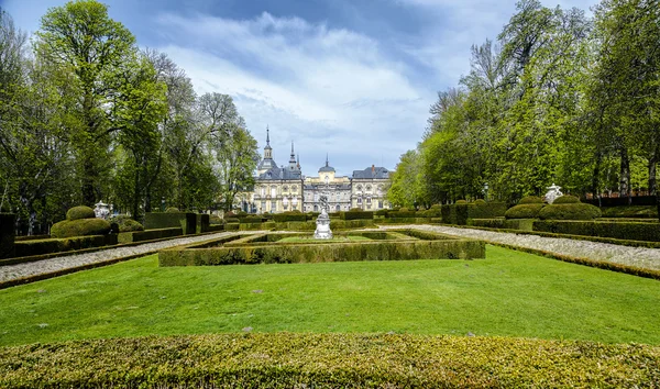Palacio Real, La granja de san ildefonso — Foto de Stock