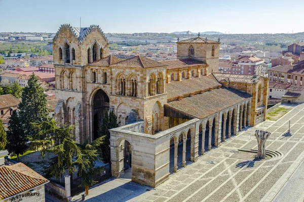 San vicente Bazilikası avila, İspanya — Stok fotoğraf