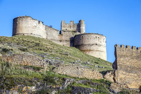 Berlanga de duero kasteel, soria — Stockfoto