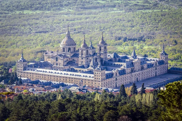 La sede real de San Lorenzo de El Escorial — Foto de Stock