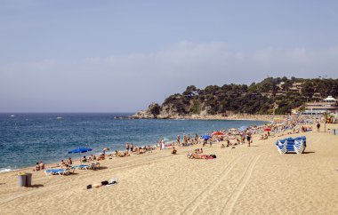Bir Lloret de mar plajları, İspanya