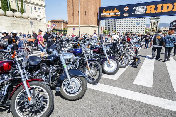 DIAS DE HARLEY DE BARCELONA 2014 — Fotografia de Stock