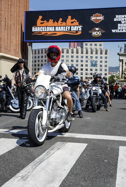 Barcelona Harley dagen 2014 — Stockfoto