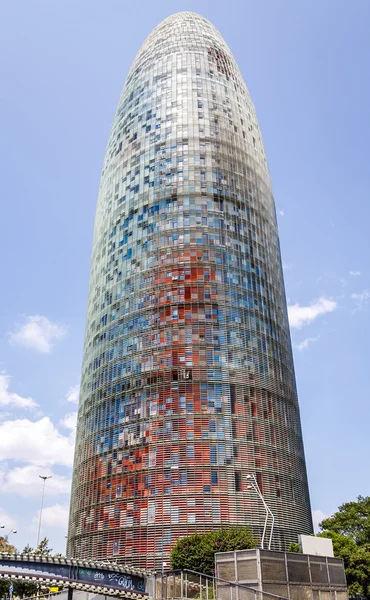Torre Agbar în Barcelona — Fotografie, imagine de stoc