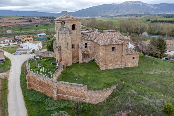 Romanesque Church Santa Cecilia Hermosilla Depends San Pedro Los Barrios — Zdjęcie stockowe