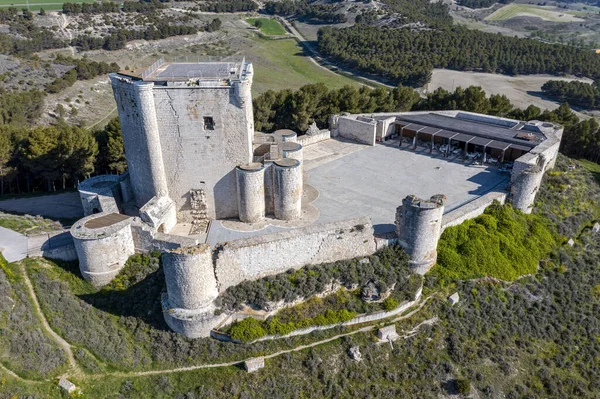 Castelo Iscar Província Valladolid Castela Leão Centro Espanha — Fotografia de Stock