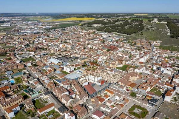 Vista General Iscar Municipio Tierra Pinares Provincia Valladolid Comunidad Autónoma — Foto de Stock