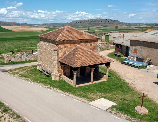 Romanische Kapelle Von Soledad Palazuelos Guadalajara Provinz Spanien — Stockfoto