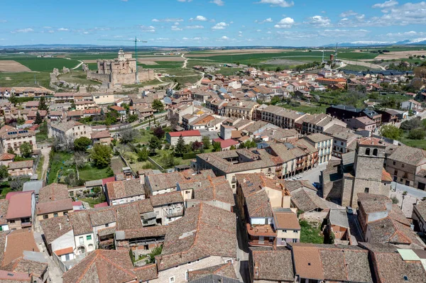 Panoramisch Uitzicht Kasteel Turegano Provincie Segovia Castilla Leon Spanje — Stockfoto