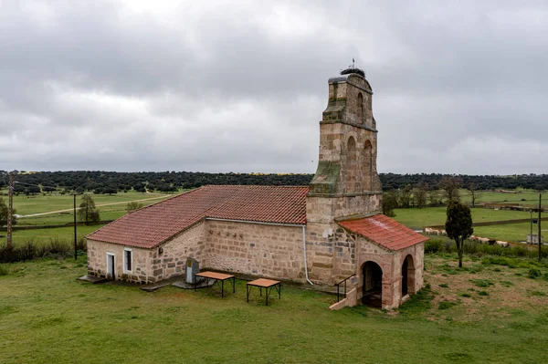 Villanueva Canedo Hermitage Matka Boża Środków Odrodzeniowych Topas Prowincja Salamanka — Zdjęcie stockowe