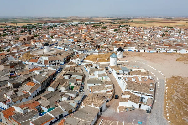 Vue Panoramique Campo Criptana Province Ciudad Real Castilla Mancha Espagne — Photo