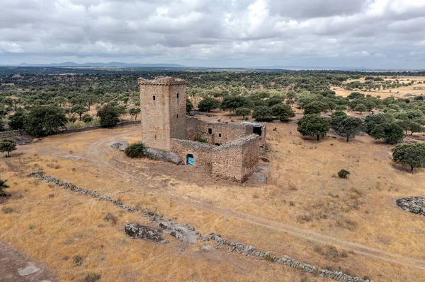 Castillo Del Cachorro Salor Folyótól Északra Torreorgaz Várostól Délnyugatra Caceres — Stock Fotó