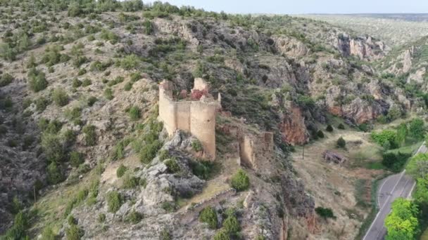 Castelo Santa Croche Castelo Medieval Construído Local Santa Croche Nos — Vídeo de Stock