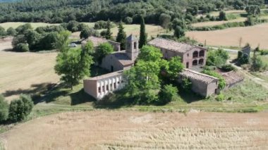 Sant Marc de Batlliu 'nun inzivası Coll de Nargo, Katalonya İspanya