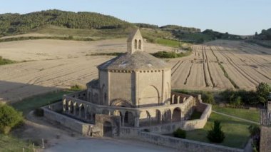 santiago de compostela yolu üzerindeki Ermita de santa maria de eunate