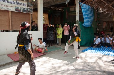 yala, Tayland - Şubat 9: tanımlanamayan yala raman İslam dagg