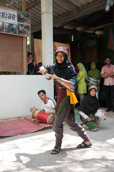 YALA, THAILANDIA - 9 FEBBRAIO: Yala Raman Islamic Dagg non identificata — Foto Stock