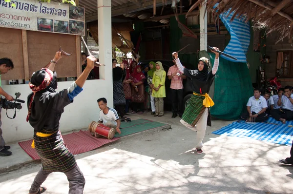 Yala, Tayland - Şubat 9: tanımlanamayan yala raman İslam dagg — Stok fotoğraf