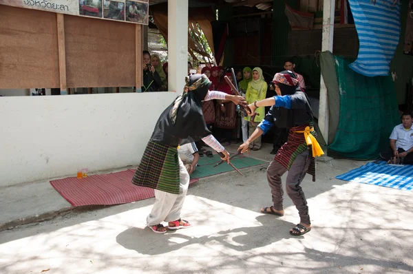 YALA, THAILANDIA - 9 FEBBRAIO: Yala Raman Islamic Dagg non identificata — Foto Stock