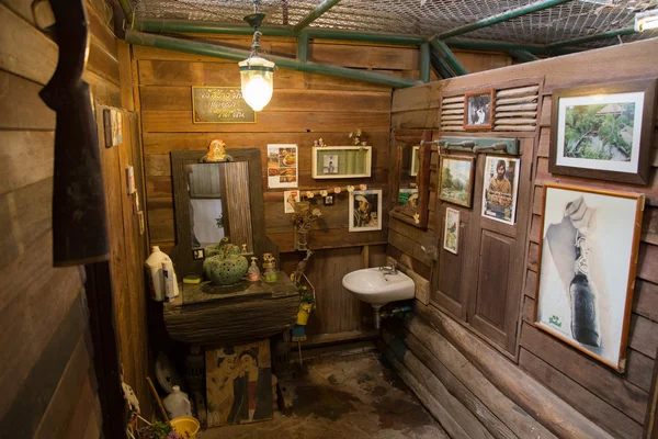 Stile vintage Bagno maschile decorazione d'interni — Foto Stock