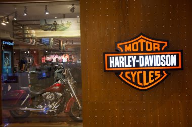 Kuala Lumpur, Malezya - 27 Eylül: Harley-Davidson Dükkanı Suria s