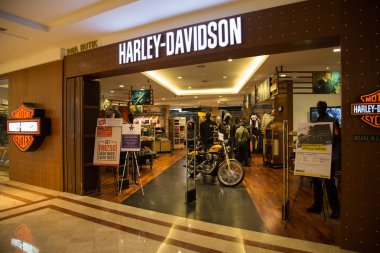 Kuala Lumpur, Malezya - 27 Eylül: Harley-Davidson Dükkanı Suria s