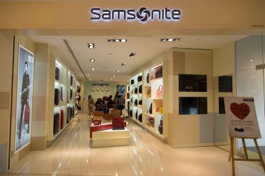 kuala lumpur, Malezya - 27 Eylül: suria shoppin içinde samsonite Dükkanı