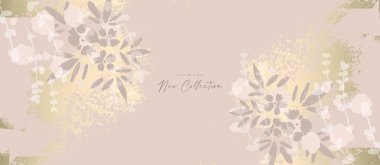 Şık, kırmızı, pembe, kırsal arka planda el çizimi çiçekler