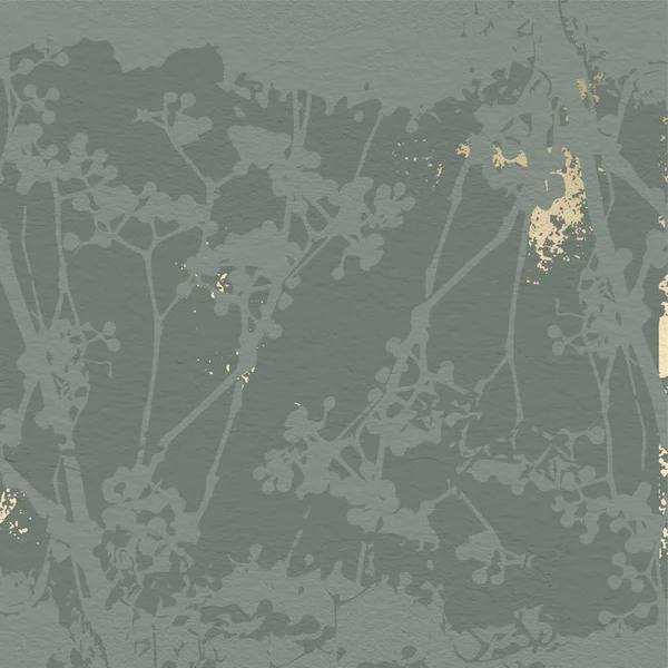 Blommig rustik bakgrund med handritade doodle blommor och botaniska element — Stockfoto