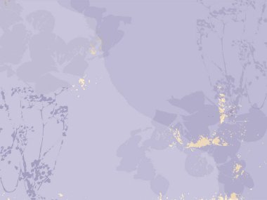 Çiçekler ve botaniklerle mor renkli çiçek kırsal arka plan