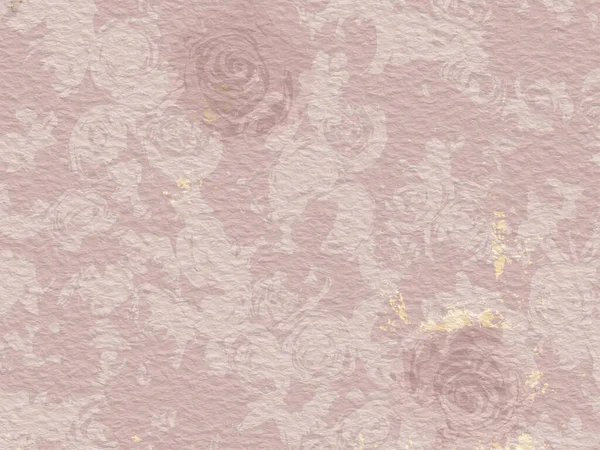 Zartes Aquarell botanisches rosa Rouge Blume Blüte digitales Papier — Stockfoto