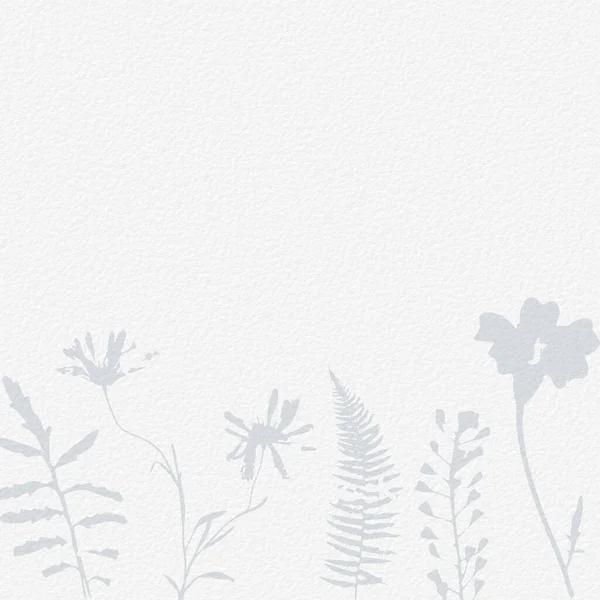 Ніжний Акварельний Ботанічний Цифровий Паперовий Квітковий Фон Яких Базових Оголених — стокове фото