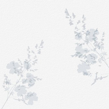 Delicate watercolor botanical digital paper floral background in soft basic nude blue grey tones. Neutral elegant pattern on white organic paper texture