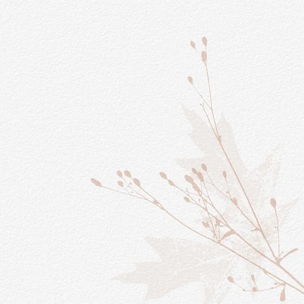 Ніжний Акварельний Ботанічний Цифровий Паперовий Квітковий Фон Яких Основних Оголених — стокове фото