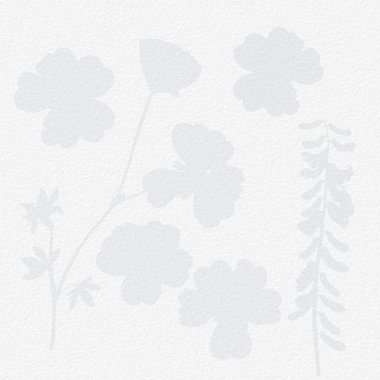 Delicate watercolor botanical digital paper floral background in soft basic nude blue grey tones. Neutral elegant pattern on white organic paper texture