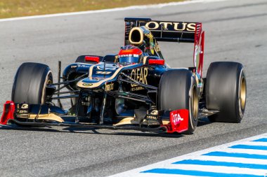 Team lotus f1 renault, romain grosjean, 2012