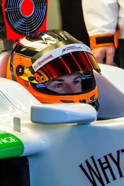 Força de Equipe Índia F1, Nico H=lkenberg, 2012 — Fotografia de Stock